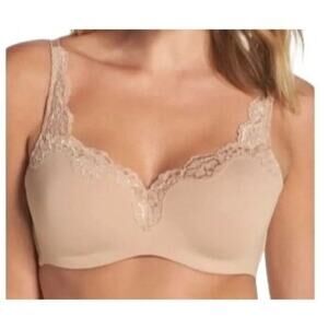 Le Mystere Dream Tisha Lace Full Busted Bra 34G Beige